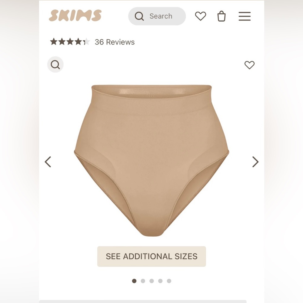 Skims sculpting mid waist brief
